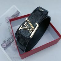 LV Men’s Luxury Reversible Belt Designer Monogram & Leather 1