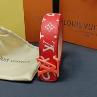 LV x Supreme Initiales 40MM Monogram Belt – Limited Edition 2